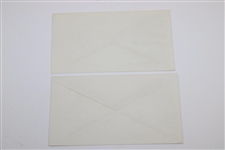 Two (2) Byron Nelson Signed Golf Cachets JSA ALOA