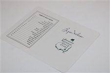 Byron Nelson Signed Augusta National Golf Club Scorecard JSA ALOA