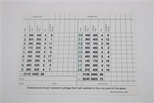 Byron Nelson Signed Augusta National Golf Club Scorecard JSA ALOA