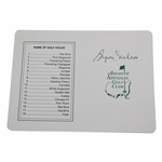 Byron Nelson Signed Augusta National Golf Club Scorecard JSA ALOA