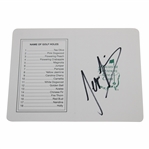 Sergio Garcia Signed Augusta National Golf Club Scorecard JSA ALOA