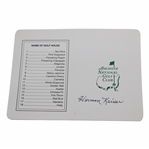Herman Keiser Signed Augusta National Golf Club Scorecard JSA ALOA