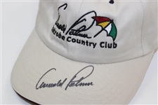Arnold Palmer Signed Arnold Palmer Latrobe Country Club Khaki Hat JSA ALOA