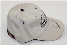 Arnold Palmer Signed Arnold Palmer Latrobe Country Club Khaki Hat JSA ALOA