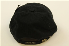 Arnold Palmer Signed Arnold Palmer Umbrella Logo Black Hat JSA ALOA
