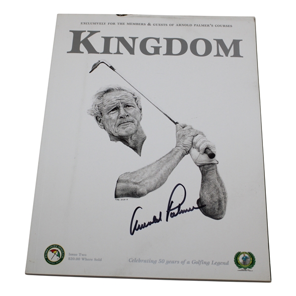 Arnold Palmer Signed Kingdom Magazine, 2nd Issue, JSA ALOA