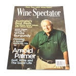 Arnold Palmer Signed 2004 Wine Spectator Magazine JSA ALOA