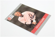 Arnold Palmer Signed PGA Tour Pro Set Card JSA ALOA