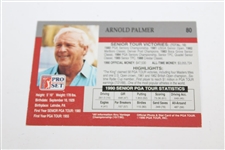 Arnold Palmer Signed PGA Tour Pro Set Card JSA ALOA