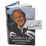 Arnold Palmer Signed A Golfers Life Book by Arnold Palmer w/James Dodson - Hardcover JSA ALOA