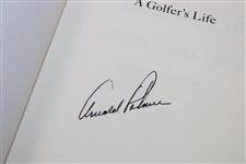 Arnold Palmer Signed 'A Golfers Life' Book by Arnold Palmer w/James Dodson - Hardcover JSA ALOA