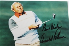 Arnold Palmer Signed Photo w/Best Wishes Inscription JSA ALOA