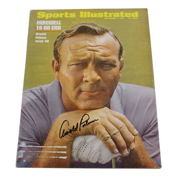 Arnold Palmer Signed Sports Illustrated Magazine - September 1969 JSA ALOA