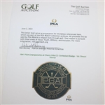 1941 PGA Championship at Cherry Hills CC Contestant Badge - Vic Ghezzi Winner