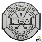 1944 PGA Championship at Manito G&CC Contestant Badge - Bob Hamilton Winner