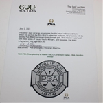 1944 PGA Championship at Manito G&CC Contestant Badge - Bob Hamilton Winner