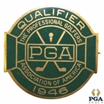 1946 PGA Championship at Portland CC Contestant Badge - Ben Hogan Winner