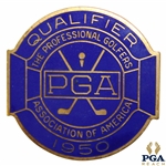 1950 PGA Championship at Scioto CC Contestant Badge - Chandler Harper Winner