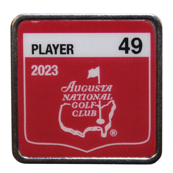 Champion Jon Rahms Official 2023 Masters Contestant Badge #49