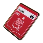 Champion Jon Rahm's Official 2023 Masters Contestant Badge #49