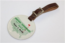 1966 Masters Tournament Contestant Bag Tag Issued to Peter Butler - Nicklaus Win 