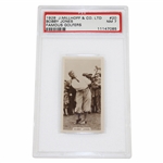 1928 Bobby Jones Millhoff & Co. Ltd Famous Golfers Card #20 PSA #11147085 NM7