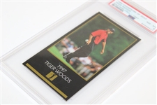 1998 Tiger Woods Champions of Golf Golf Card PSA #64494447 NM-MT 8