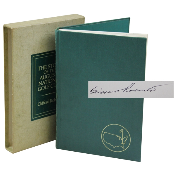 Clifford Roberts Signed & Inscribed 1976 The Story of Augusta National Golf Club Book JSA ALOA