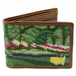 Augusta National Masters Smathers & Branson Hand-Stitched Needlepoint Wallet in Box