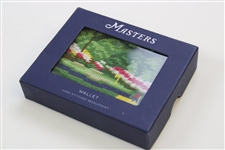 Augusta National Masters Smathers & Branson Hand-Stitched Needlepoint Wallet in Box