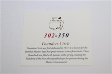 2021 Masters Tournament Ltd Ed #302/350 Founders Circle 1oz .999 Fine Silver Coin