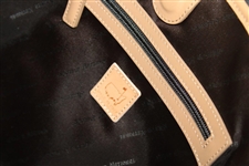 ANGC Masters Tournament Brown/Copper Tone Leather Purse Made in Italy