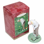 Arnold Palmer Signed Hallmark Christmas Ornament with Box JSA ALOA