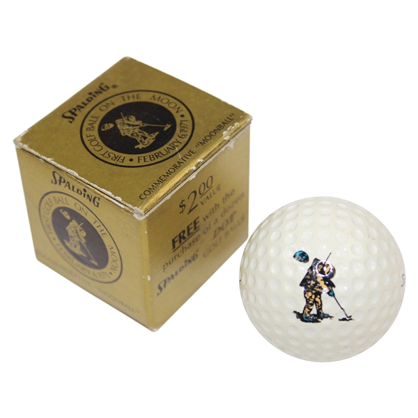 1971 Spalding Moon Golf Ball in Original Box