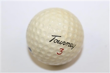 George Bayer Signed Tourney Golf Ball JSA ALOA