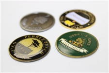 Oakmont, Augusta National, Pebble Beach & Merion Ball Markers 