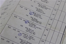 1962 US Open 3rd/4th Round Pairing Sheet - June 16, 1962 Jack Nicklaus