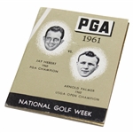 1961 National Golf Day Medal & Book - Arnold Palmer vs. Hebert