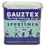 1939 Gauztex Sport Gauze w/Golfer Tin Unopened