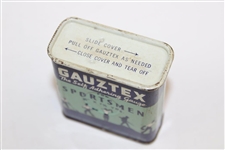 1939 Gauztex Sport Gauze w/Golfer Tin Unopened