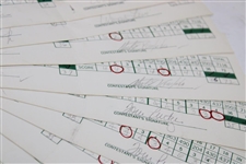 Seventy-Five (75) 1980 The Memorial Tournament Official Used Scorecards