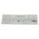 Seventy-Five (75) 1980 The Memorial Tournament Official Used Scorecards