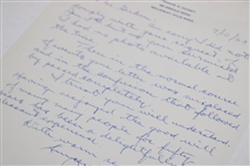 Francis Ouimet Signed Handwritten 1963 Letter JSA ALOA