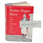 Walter Hagen Signed & Inscribed 1956 The Walter Hagen Story 1st Edition Book JSA ALOA