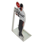 Tiger Woods Standup Titleist Advertisement Point of Sale with Sleeve of Golf Balls