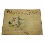 1891 Your First Game of Golf Book by Gerald Hillinthorn w/Lithography