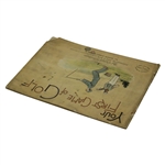 1891 'Your First Game of Golf' Book by Gerald Hillinthorn w/Lithography