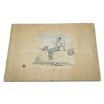 1891 'Your First Game of Golf' Book by Gerald Hillinthorn w/Lithography