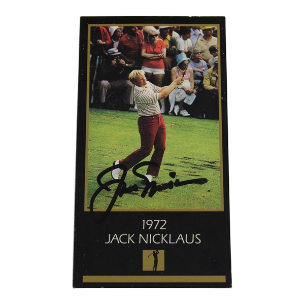 Jack Nicklaus Signed 1993 Champions of Golf Masters Card JSA #YY09706