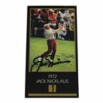 Jack Nicklaus Signed 1993 Champions of Golf Masters Card JSA #YY09706